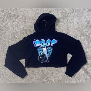 Betty Boop Crop Top Hoodie (S)